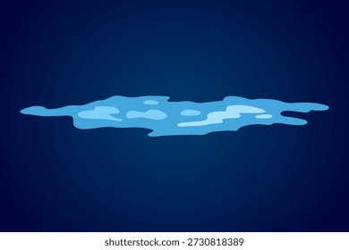 Animation Wasserwelle Rahmen. Wassersplash für Animation und visuelle Effekte. Meer oder Ozean Welle mit Tropfen oder Spritzer. Cartoon, Vektorgrafik