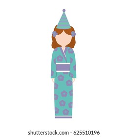 anime avatar kimono has party