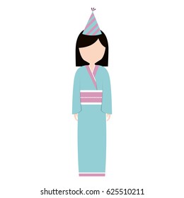 anime avatar kimono has party