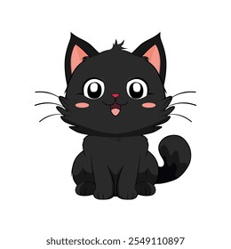 personagens de desenhos animados de anime gatos bonitos em fotos de primavera, bonitinhos felizes, arte, animais, gatinhos, animais de estimação, gráficos, gatos,