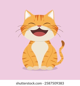 anime cartoon characters cute cats in spring pictures, happy cute, art, animals, kittens, pets, graphics, cats,