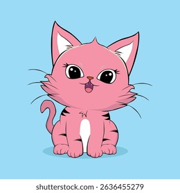 personagens de desenhos animados de anime gatos bonitos em fotos de primavera, bonitinhos felizes, arte, animais, gatinhos, animais de estimação, gráficos, gatos
