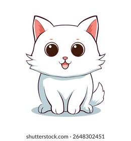personagens de desenhos animados de anime gatos bonitos em fotos de primavera, bonitinhos felizes, arte, animais, gatinhos, animais de estimação, gráficos, gatos,