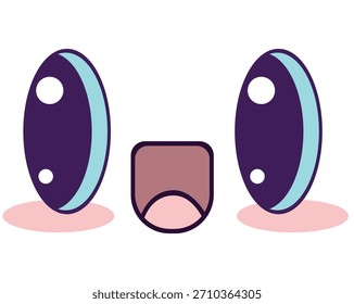 anime character expression happy cute chibi art character laugh expression eyes