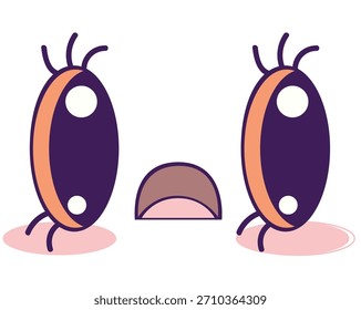 expressão de personagem de anime triste bonito chibi arte personagem preocupado expressão olhos