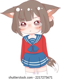 Anime-Cartoons ​ Kawaii ​ Illustrationen ​ Collagen zeichnen chibi Manga ​ Zeichnen ​ ​ Animes ​ Zeichen ​ frisehe und Farben Clip Art