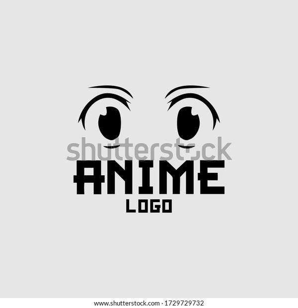 Anime Eye Logo Illustration Stock Vector (Royalty Free) 1729729732