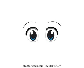 Anime Eye vector art  editable