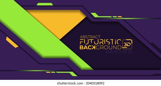 anime futuristic abstract 3d stripes line background purple green orange evangelion themes wallpaper