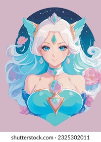 anime girl beautiful princess opal 2