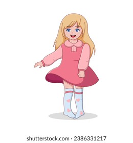 Anime Girl Character Design Illustration