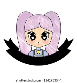 Anime girl icon