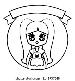 Anime girl icon
