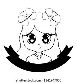 Anime girl icon