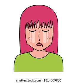 anime girl manga portrait character