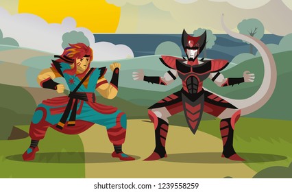 anime hero and villain
