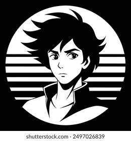 Anime - High Quality Vector Logo - Vector illustration ideal for T-shirt graphic