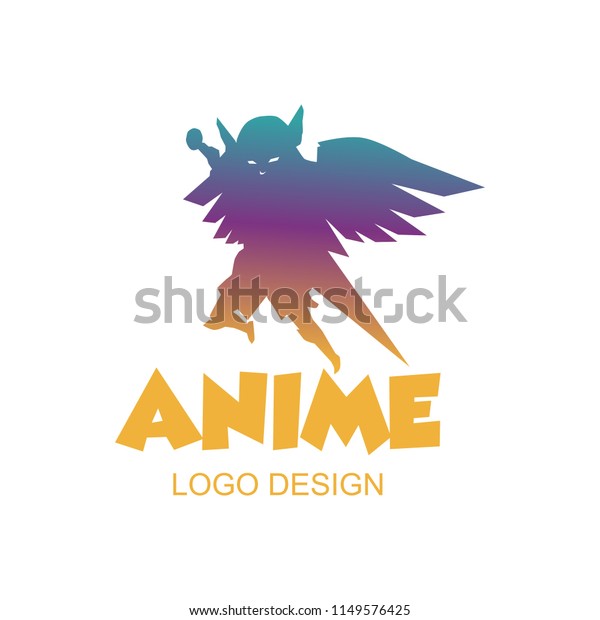 Anime Logo Design Stock Vector Royalty Free 1149576425
