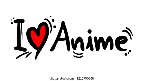 Anime Love Message