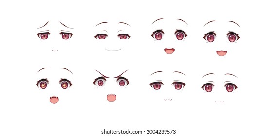 anime excited eyes