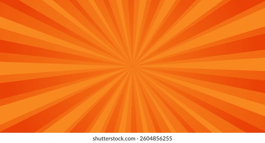 Anime Orange and Yellow Comic Background. Pop Art Style Background. Pop Up Retro Comic Background. Vector halftone illustration