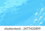 Anime style water effect background_light blue_16:9