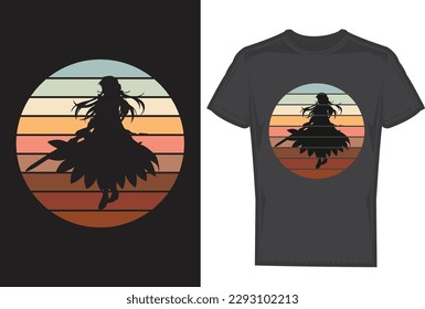 
Anime T-Shirt Design, Anime Vector, Anime Eps