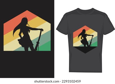 Anime T-Shirt Design, Anime Vector, Anime Eps