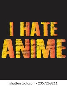 Anime T-Shirt Design, Anime Vector, Anime Eps