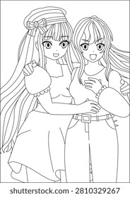 anime two best friends
