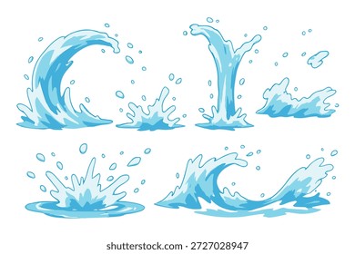 anime wasser splashes bündel kollektionen