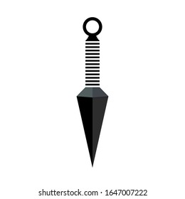 Vektorillustration mit dem Logo von Animes. Blade, Schwert, Kunai, Pfeil-Logo-Design-Vorlage. Schwert-Logo.