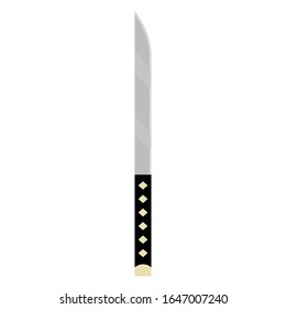 anime weapon logo vector illustration. blade, sword, kunai, arrow logo design template. sword logo.