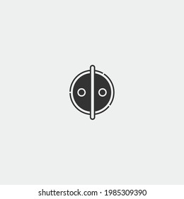 Animism vector icon illustration sign