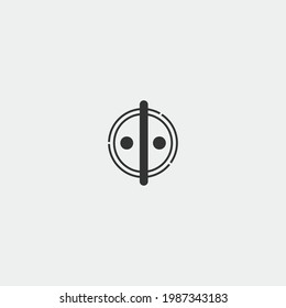 Animism vector icon illustration sign