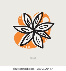 Anise, freehand-style drawing in Doodle style.