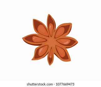 Anise icon. Anise star, spice.