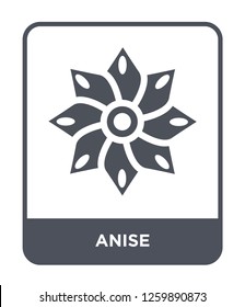 anise icon vector on white background, anise trendy filled icons from India and holi collection, anise simple element illustration