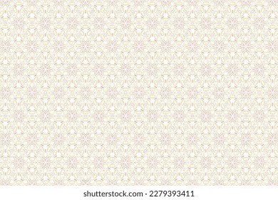 Anise stars seamless vector pattern in pastel colors