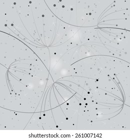 Anise / Subtly floral seamless pattern with flower seeds   