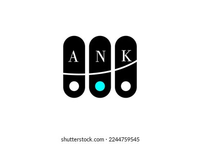 ANK LETTER and ALPHABET LOGO DESIGN