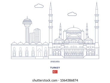 Ankara Linear City Skyline, Turkey