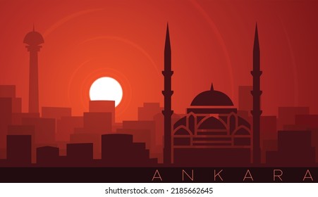 Escenario de Ankara bajo sol