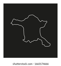 Ankara region map, country of Turkey