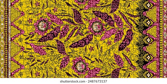 Ankara seamless pattern, straight lines and curves, textile art, tribal abstract, geometrics shape image, background, fashion artwork for Fabric print, clothes, scarf, shawl, carpet