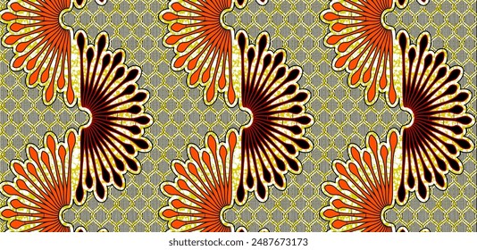 Ankara patrón sin fisuras, líneas rectas y curvas, arte textil, abstracto tribal, forma geométrica Imagen, fondo, ilustraciones de moda para la impresión de la tela, ropa, bufanda, chal, alfombra