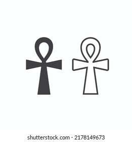 Ankh Egyptian Symbol Vector Art Stock Vector (Royalty Free) 2178149673 ...