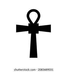 Ankh icon design isolated on white background