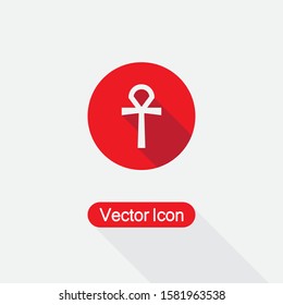 Ankh Icon, Ankh Symbol Vector Illustration Eps10