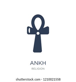 Ankh icon. Trendy flat vector Ankh icon on white background from Religion collection, vector illustration can be use for web and mobile, eps10